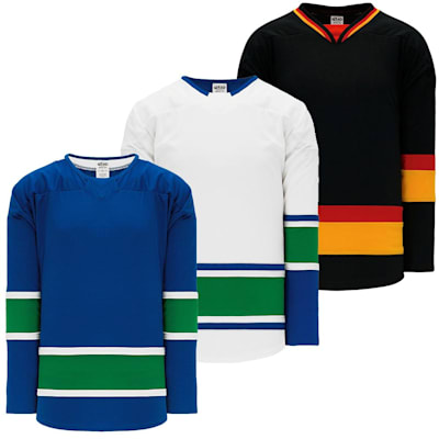 (Athletic Knit H550B Gamewear Hockey Jersey - Vancouver Canucks - Junior)