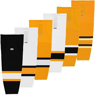  (Athletic Knit HS2100 Gamewear Hockey Socks - Boston Bruins - Junior)