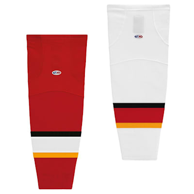  (Athletic Knit HS2100 Gamewear Hockey Socks - Calgary Flames - Junior)