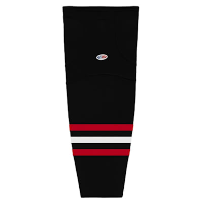  (Athletic Knit HS2100 Gamewear Hockey Socks - Chicago Blackhawks - Junior)