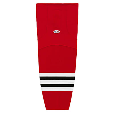  (Athletic Knit HS2100 Gamewear Hockey Socks - Chicago Blackhawks - Senior)