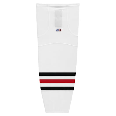  (Athletic Knit HS2100 Gamewear Hockey Socks - Chicago Blackhawks - Senior)