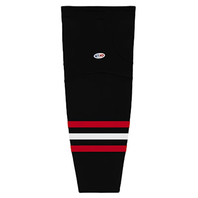  (Athletic Knit HS2100 Gamewear Hockey Socks - Chicago Blackhawks - Senior)
