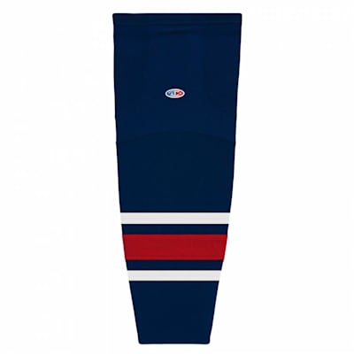  (Athletic Knit HS2100 Gamewear Hockey Socks - Columbus Blue Jackets - Junior)