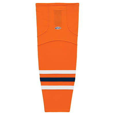  (Athletic Knit HS2100 Gamewear Hockey Socks - Edmonton Oilers - Junior)