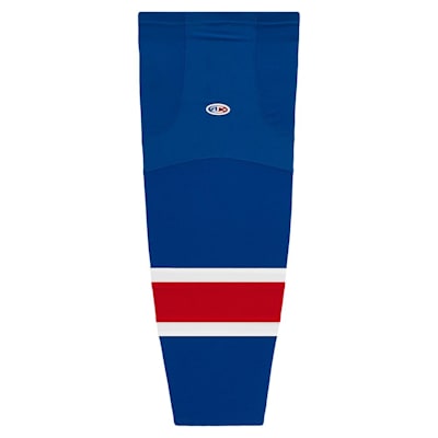 (Athletic Knit HS2100 Gamewear Hockey Socks - New York Rangers - Junior)