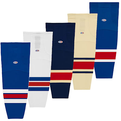  (Athletic Knit HS2100 Gamewear Hockey Socks - New York Rangers - Senior)
