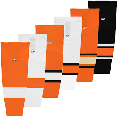  (Athletic Knit HS2100 Gamewear Hockey Socks - Philadelphia Flyers - Intermediate)