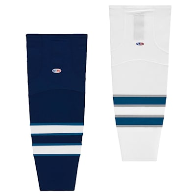  (Athletic Knit HS2100 Gamewear Hockey Socks - Winnipeg Jets - Intermediate)