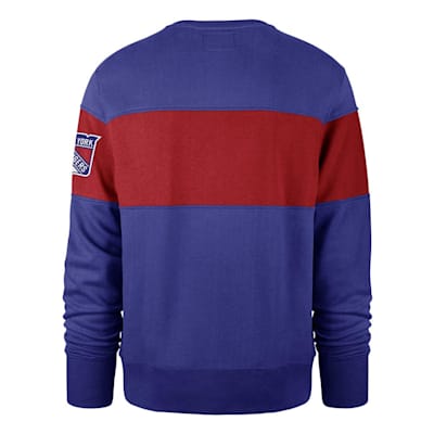47 Brand Interstate Crew Sweater NY Rangers Adult Pure