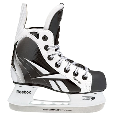 Reebok 11K White Pump Ice Skates Youth Pure Hockey Equipment