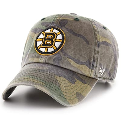  (47 Brand Camo Cleanup Cap - Boston Bruins - Adult)