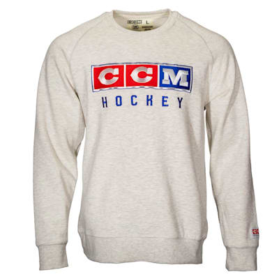 CCM 3 Block Fleece Crew Neck Sweatshirt - Adult