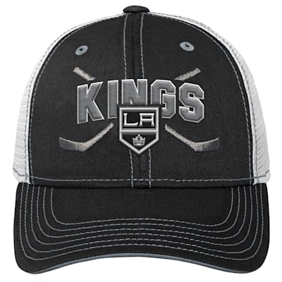  (Outerstuff Core Lockup Meshback Adjustable Hat - Los Angeles Kings - Youth)