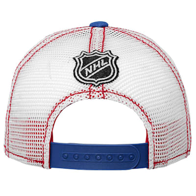  (Outerstuff Core Lockup Meshback Adjustable Hat - New York Rangers - Youth)
