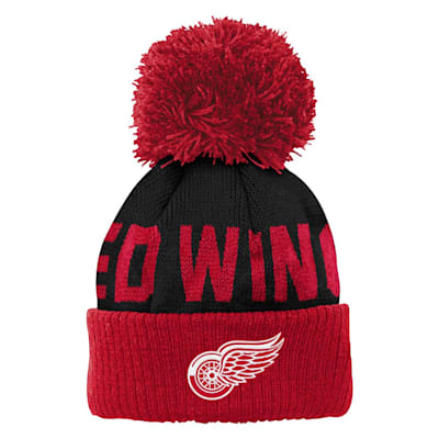  (Outerstuff Jacquard Cuff Pom Knit – Detroit Red Wings - Infant)