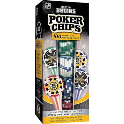  (MasterPieces 100 Pack Poker Chips - Boston Bruins)