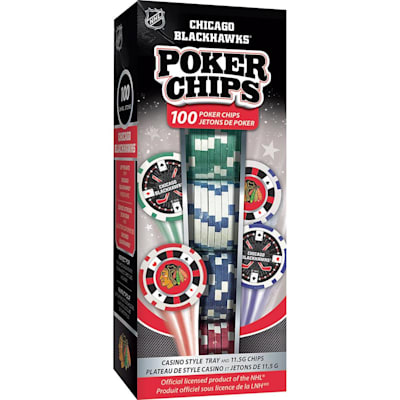  (MasterPieces 100 Pack Poker Chips - Chicago Blackhawks)