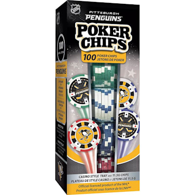  (MasterPieces 100 Pack Poker Chips - Pittsburgh Penguins)