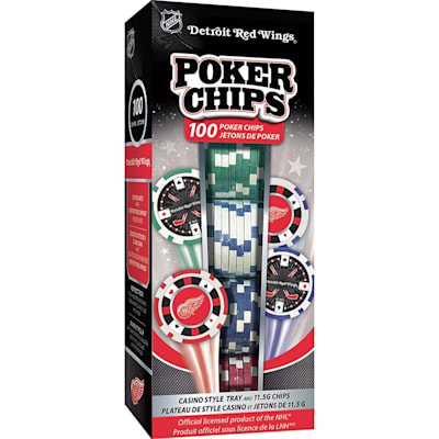  (MasterPieces 100 Pack Poker Chips - Detroit Red Wings)