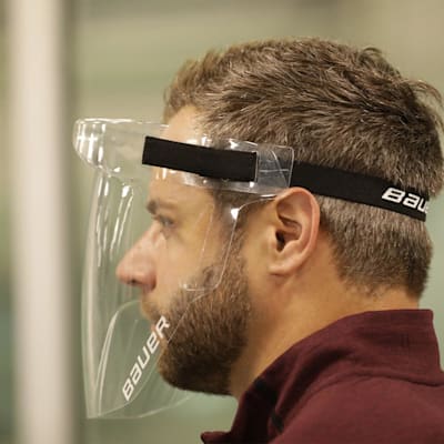  (Bauer Integrated Cap Face Shield)