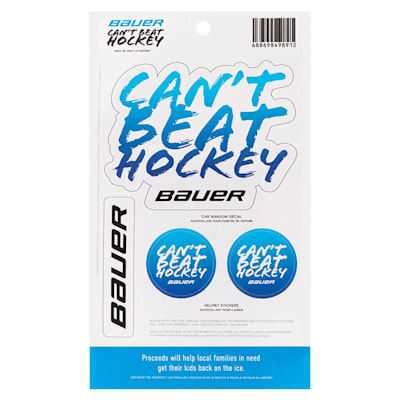  (Bauer Can't Beat Hockey Sticker Pack)
