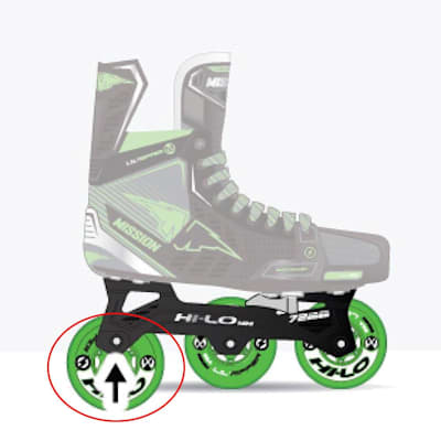  (Bauer Lil Ripper Adjustable Inline Hockey Skates - Youth)