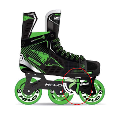  (Bauer Lil Ripper Adjustable Inline Hockey Skates - Youth)
