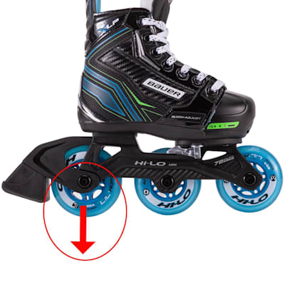  (Bauer XLP Adjustable Inline Hockey Skates - Youth)