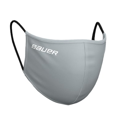  (Bauer Reversible Fabric Face Mask - Grey/Camo)