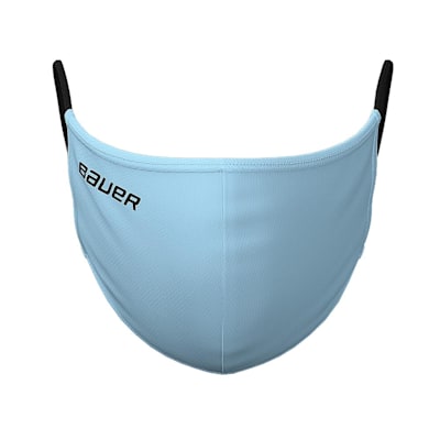  (Bauer Reversible Fabric Face Mask - Sky Blue/Plaid)