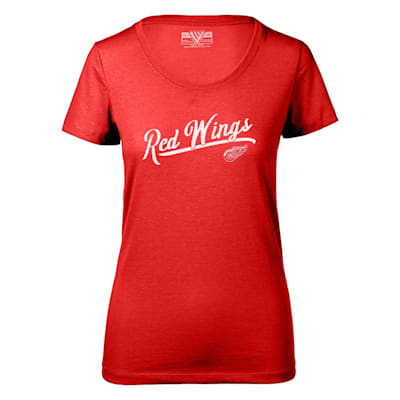 Red wings t shirts women's cheap
