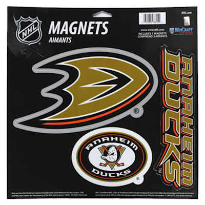  (Wincraft 3 Pack Magnet - Anaheim Ducks)