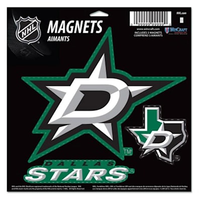  (Wincraft 3 Pack Magnet - Dallas Stars)