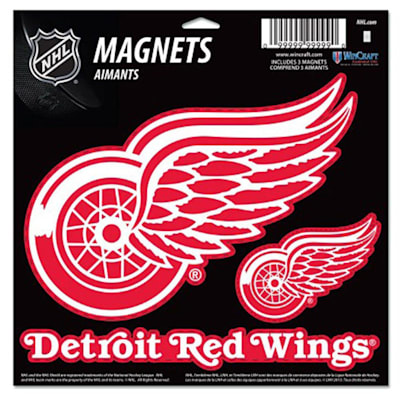  (Wincraft 3 Pack Magnet - Detroit Red Wings)