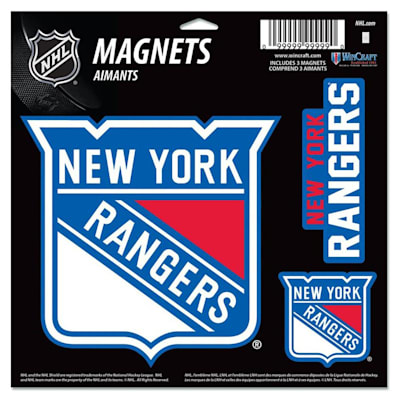  (Wincraft 3 Pack Magnet - NY Rangers)