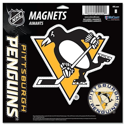 (Wincraft 3 Pack Magnet - Pittsburgh Penguins)