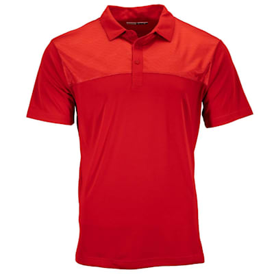  (Pure Hockey Sticks Geo Golf Polo - Red - Adult)