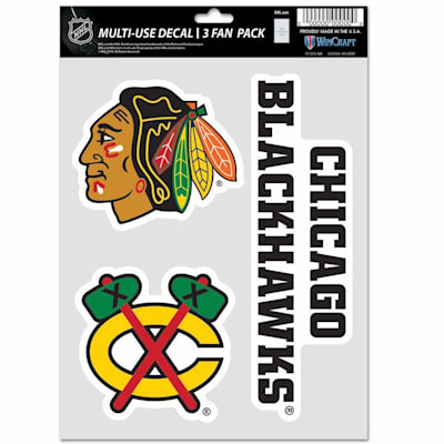  (Wincraft Multi-Use Decal Pack - Chicago Blackhawks)