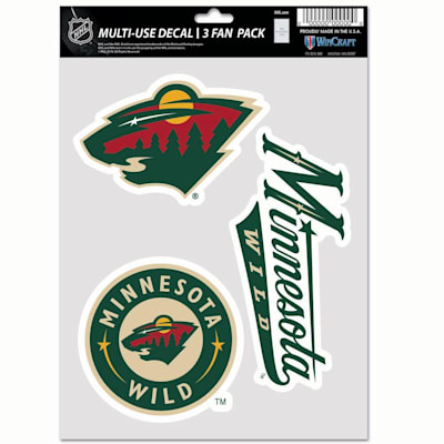  (Wincraft Multi-Use Decal Pack - Minnesota Wild)
