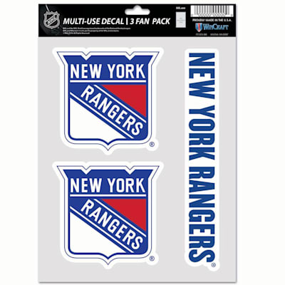  (Wincraft Multi-Use Decal Pack - NY Rangers)