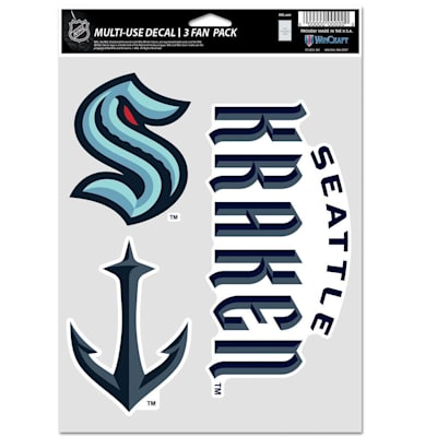  (Wincraft Multi-Use Decal Pack - Seattle Kraken)
