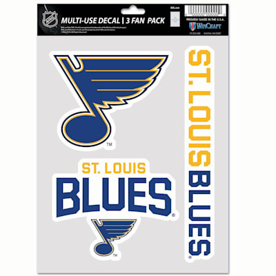  (Wincraft Multi-Use Decal Pack - St. Louis Blues)