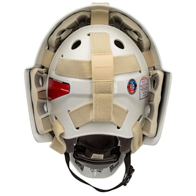 Masque De Gardien De But Bauer Profile 930 Senior - Taille S/M (53-57 Cm) - Blanc - Pour Hockey Sur Glace