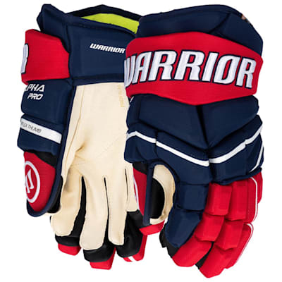  (Warrior Alpha Pro Hockey Gloves - Junior)