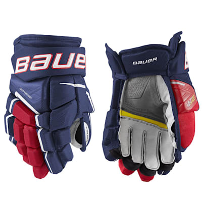  (Bauer Supreme Ultrasonic Hockey Gloves - Junior)