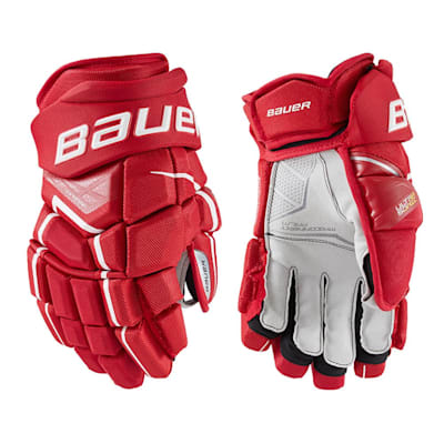  (Bauer Supreme Ultrasonic Hockey Gloves - Intermediate)