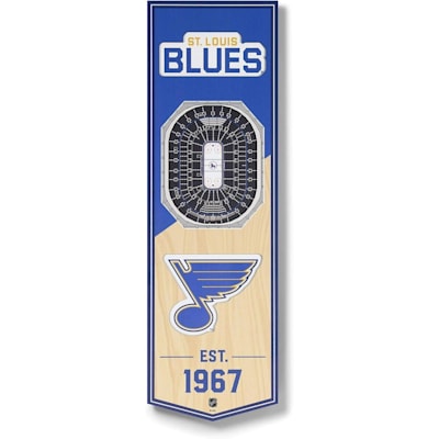  (YouTheFan NHL 3D Stadium Banner 6x19 - St. Louis Blues)