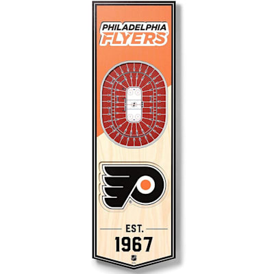  (YouTheFan 3D Stadium Banner 6x19 - Philadelphia Flyers)