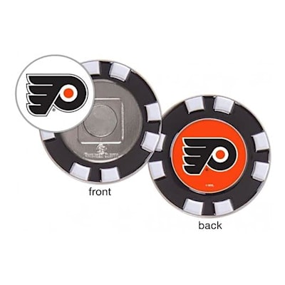  (Wincraft Poker Chip Ball Marker - Philadelphia Flyers)